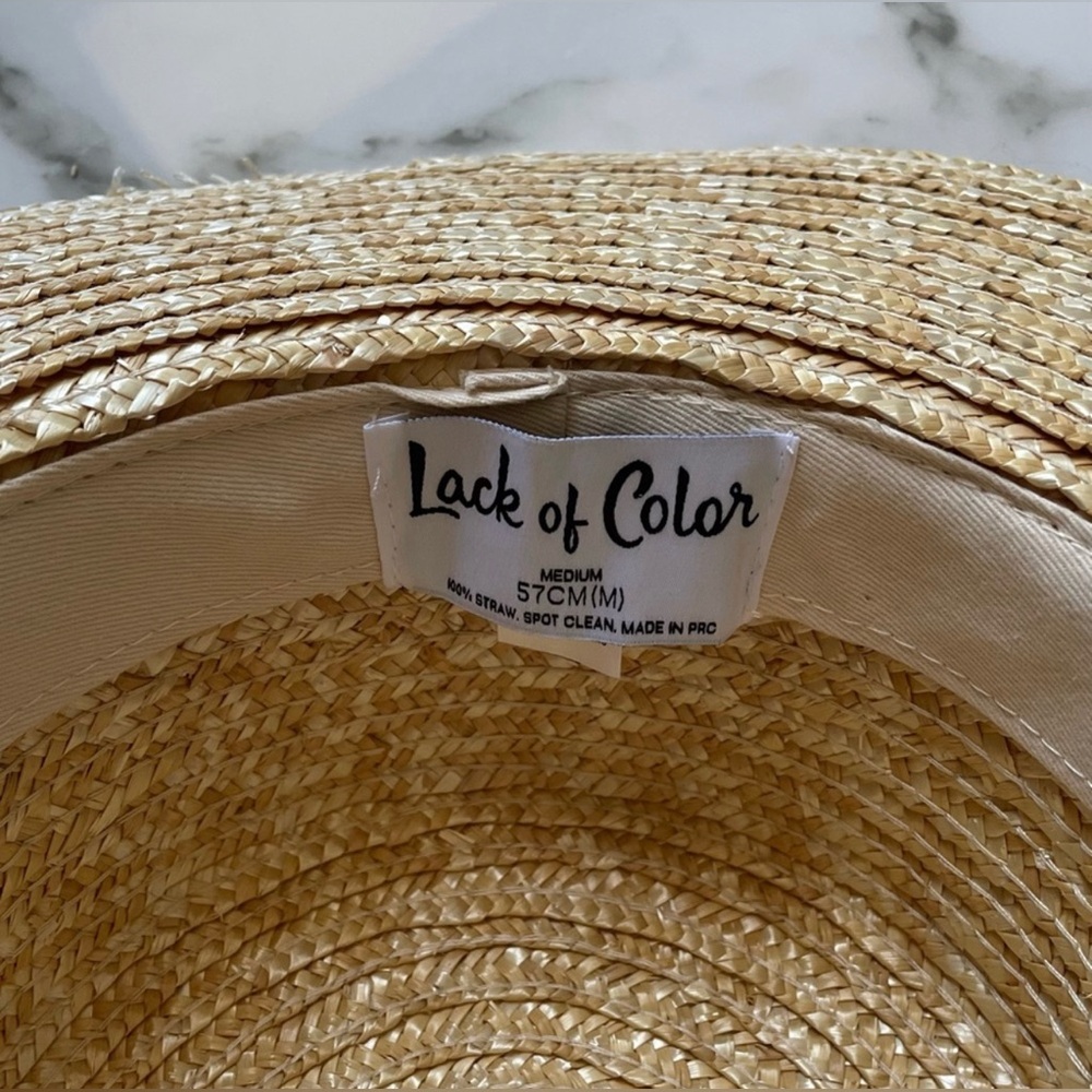 Lack of Color Spencer Boater Hat
Lack Of Color
Size: Medium - Picture 4 of 6